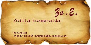 Zsilla Eszmeralda névjegykártya